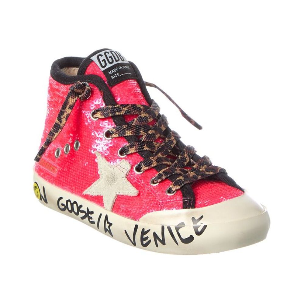 Golden Goose Sequin Sneaker, Pink